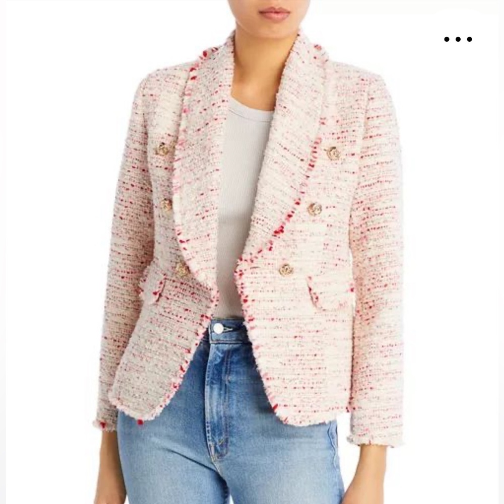 Aqua Tweed Double Breasted Blazer from Bloomingdale’s. New with Tags